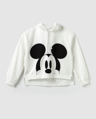 Easy Wear - Sudadera De Mujer Con Capucha Y Print De Mickey Mouse