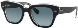 Ray-Ban - Gafas De Sol Unisex Ray Ban 0RB2186 Cuadradas De Acetato En Negro precio