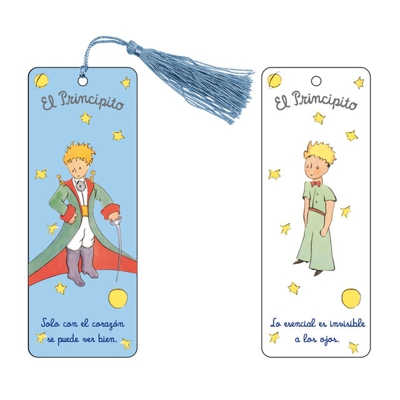 Marcapáginas 3d el principito (blanco)