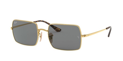 Ray-Ban - Gafas De Sol Unisex Ray Ban 0RB1969 Rectangular De Metal Dorado