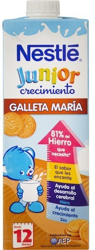 Nestlé Junior crecimiento 2+ galleta (1l) características