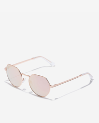 Hawkers - Gafas De Sol De Mujer Geométricas De Metal En Tono Oro Rosa en oferta