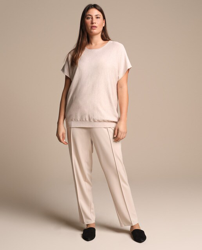 Woman Plus El Corte Inglés - Pantalón De Punto Roma De Mujer Talla Grande  Con Cintura Elástica a un precio más barato - Shoptize