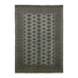 El Corte Inglés - Alfombra Hecha A Mano Bukara Gris 168 x 237 cm en oferta