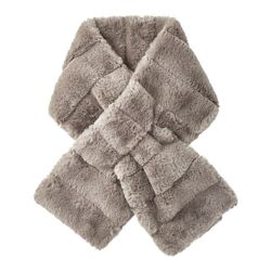 El Corte Inglés - Bufanda De Pelo Sintético Mutón Gris en oferta