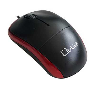 L-Link LL-2080-R Negro/Rojo - Ratón