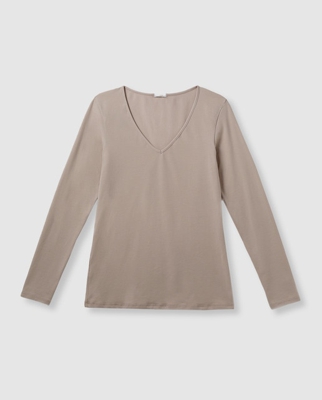 Platino - Camiseta De Mujer Cotton Plus Manga Larga