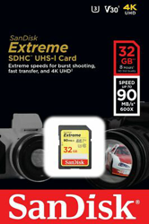 Tarjeta SanDisk Extreme 32GB UHS-I/U3 SDHC precio