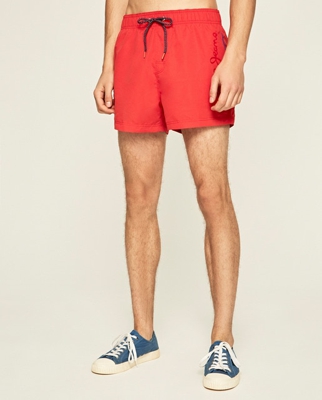 Pepe Jeans - Bañador Bermuda De Hombre Rojo