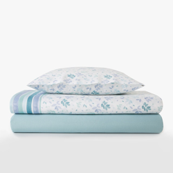 El Corte Inglés - Juego De Sábanas Con Bajera De Algodón Bahamas Azul Cama 135 cm precio