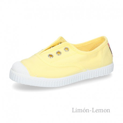 Bamba De Lona Con Elástico Y Puntera De Goma. 21 Limón en oferta