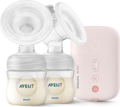 El doble extractor de leche Avent eléctrico de Philips SCF397/11