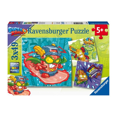Ravensburger - Puzzle 3x49 Super Zings