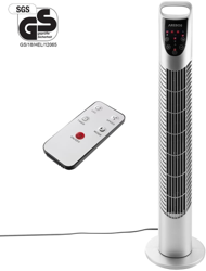 Arebos Tower Fan 40 W with remote control silver características