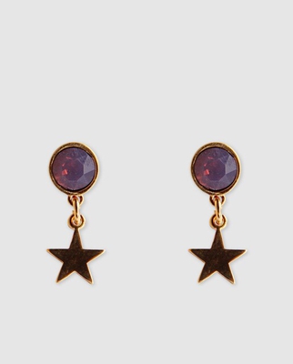 Link & Love - Pendientes Estrella Con Cristal Swarovski