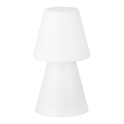New Garden - Lámpara De Mesa Exterior Con LED De Color Integrado Lola 20 Blanco precio