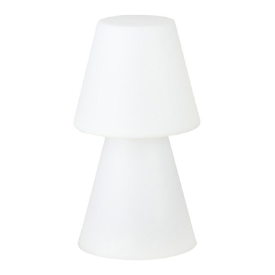 New Garden - Lámpara De Mesa Exterior Con LED De Color Integrado Lola 20 Blanco