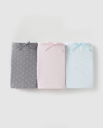 Promise - Pack Bragas Estampado Topos Y Liso en oferta