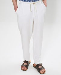 Sfera - Chino Con Lino De Hombre Regular Blanco a un precio más barato -  Shoptize