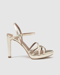 Gloria Ortiz - Sandalias De Tacón De Mujer Con Tiras Cruzadas De Color Oro,  precio y características - Shoptize