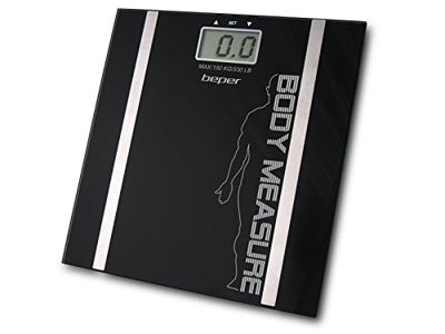 Beper 40.808a/Bk Body Trainer Báscula de Baño con Medido de Grasa Corporal