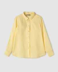 Woman El Corte Inglés - Camisa 100% Lino De Mujer Con Manga Larga en oferta