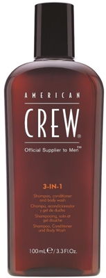 American Crew Classic 3 en 1 Champú, gel y acondicionador (100 ml)