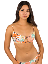 Roxy Swim The Sea Bralette Bikini Top naranja en oferta