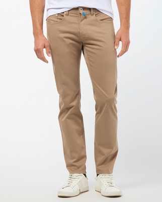 Pierre Cardin - Pantalón Cinco Bolsillos De Hombre Regular Beige