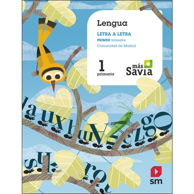 Lengua, básico. 1 primaria. Más savia. Madrid (Tapa blanda)