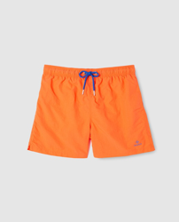 Gant - Bañador Bermuda De Hombre Liso Coral en oferta