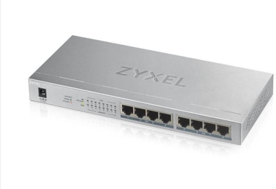 2391135-Zyxel GS1008HP Non gestito Gigabit Ethernet [10/100/1000] Grigio Support