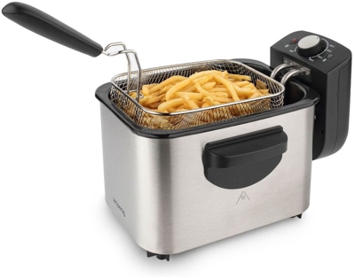 H.Koenig DFX500 Acero Inox Freidora Ajustable Thermostats 3L 2200W