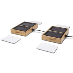 Elektro Tischgrill mit Wechselplatten TEPPANYAKI für Zuhause ohne Fett grillen características