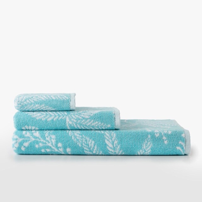 Basics El Corte Inglés - Toalla De Baño De Algodón Sakura Azul Lavabo