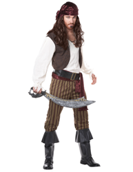 Disfraz de pirata adulto en oferta