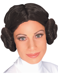 Peluca de Princesa Leia de Star Wars™ para mujer en oferta