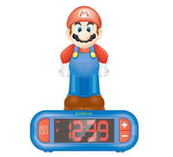 Despertador Digital Super Mario con Lámpara 3D y Radio. en oferta
