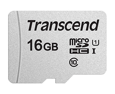 TS16GUSD300S memoria flash 16 GB MicroSDXC Clase 10 UHS-I, Tarjeta de memoria