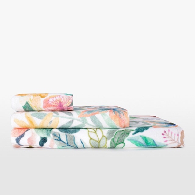 El Corte Inglés - Toalla De Baño Algodón 450 Gr/m2 Serene Estampado Digital Multicolor Baño