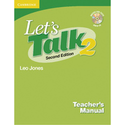 Let's talk teacher's manual 2 with audio cd 2nd edition (Tapa blanda) características