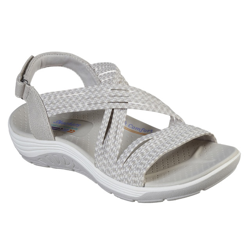Skechers - Sandalias Planas De Mujer Skeckers Con Plantilla Memory Foam características
