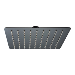 Imex - Rociador De Ducha Extraplano Cuadrado Negro mate 25 x 25 cm precio