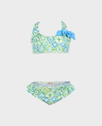 LA ORMIGA - Bikini De Niña Dos Piezas Con Rombos en oferta