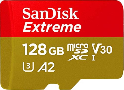 128GB Extreme microSDXC memoria flash Clase 10, Tarjeta de memoria