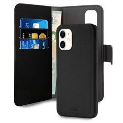 Ver Funda libro Puro Negro para iPhone 11 y sus características Funda libro Puro Negro para iPhone 11 en oferta