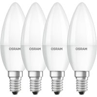 4er-Pack Osram Base  E14 LED Kerze 5W 470Lm neutralweiss 4000K wie 40W en oferta