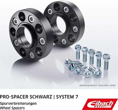 Eibach Spurverbreiterung schwarz 40mm System 7 VW Caddy III Kasten (04-)