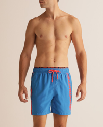 Superdry - Bañador Bermuda De Hombre Azul Claro características