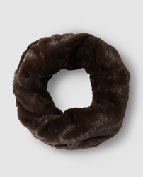 El Corte Inglés - Cuello De Pelo Sintético En Marrón Oscuro en oferta